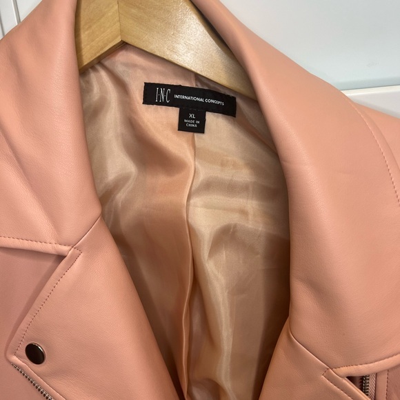 INC Vegan Motto Pink XL Jacket - Picture 4 of 7